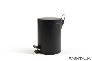Pattumiera 3 lt nero satinato con pedale