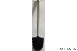 Scopino per WC con manico in acciaio inox