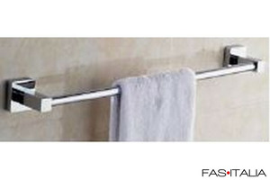 Portasalviette in acciaio inox cromato  50 cm