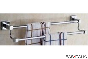Portasalviette in acciaio inox cromato  50 cm
