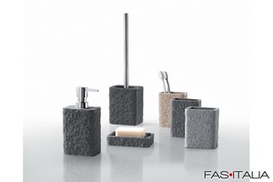 Set bagno in resinae sabbia Aries