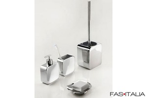 Set bagno in acciaio inox Polaris