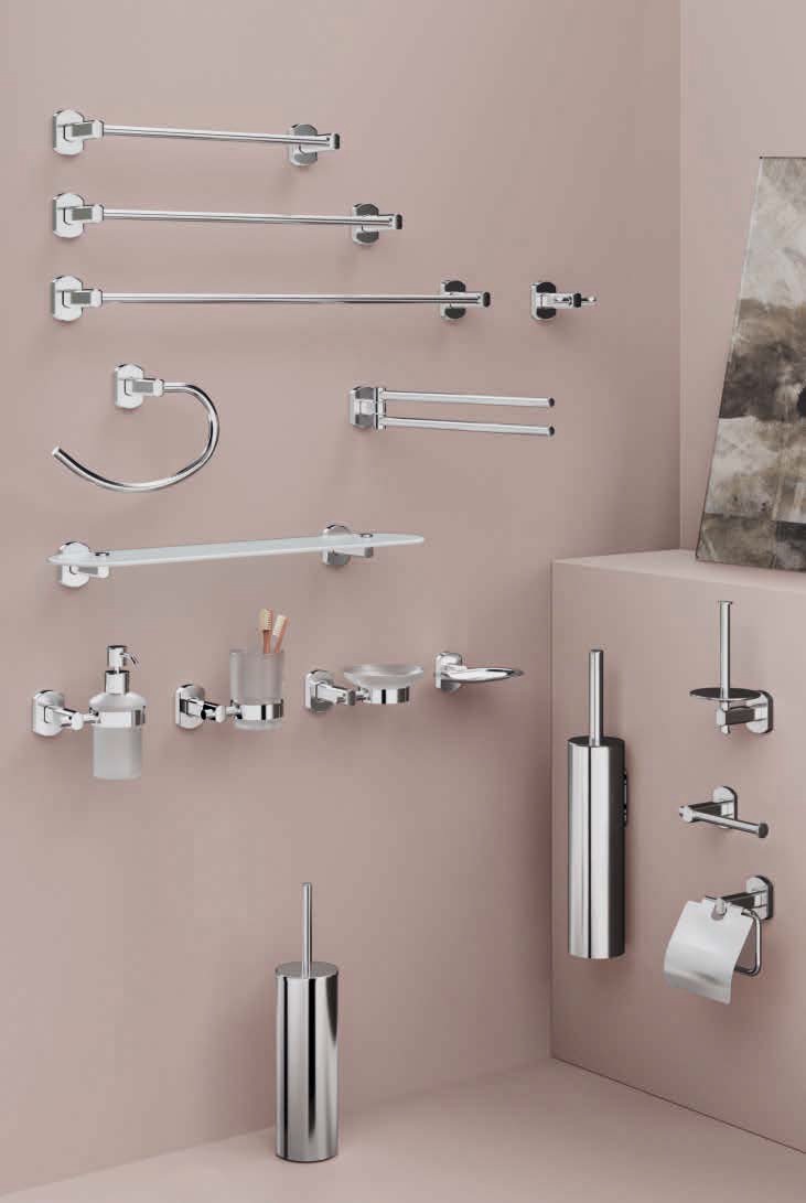 Linea completa di accessori per bagno hotel