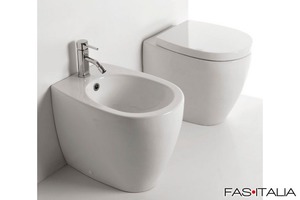 Vaso e bidet in ceramica serie Apple Vaso e bidet in ceramica serie Apple