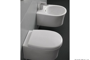 Vaso e bidet sospesi in ceramica serie Garden Vaso e bidet sospesi in ceramica serie Garden