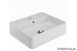 Lavabo appoggio 50x41 ceramica bianco o nero Lavabo appoggio 50x41 ceramica bianco o nero
