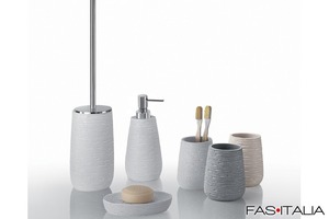 Set bagno in resina Gemini Set bagno in resina Gemini