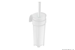 Scopino WC da muro in materiale plastico